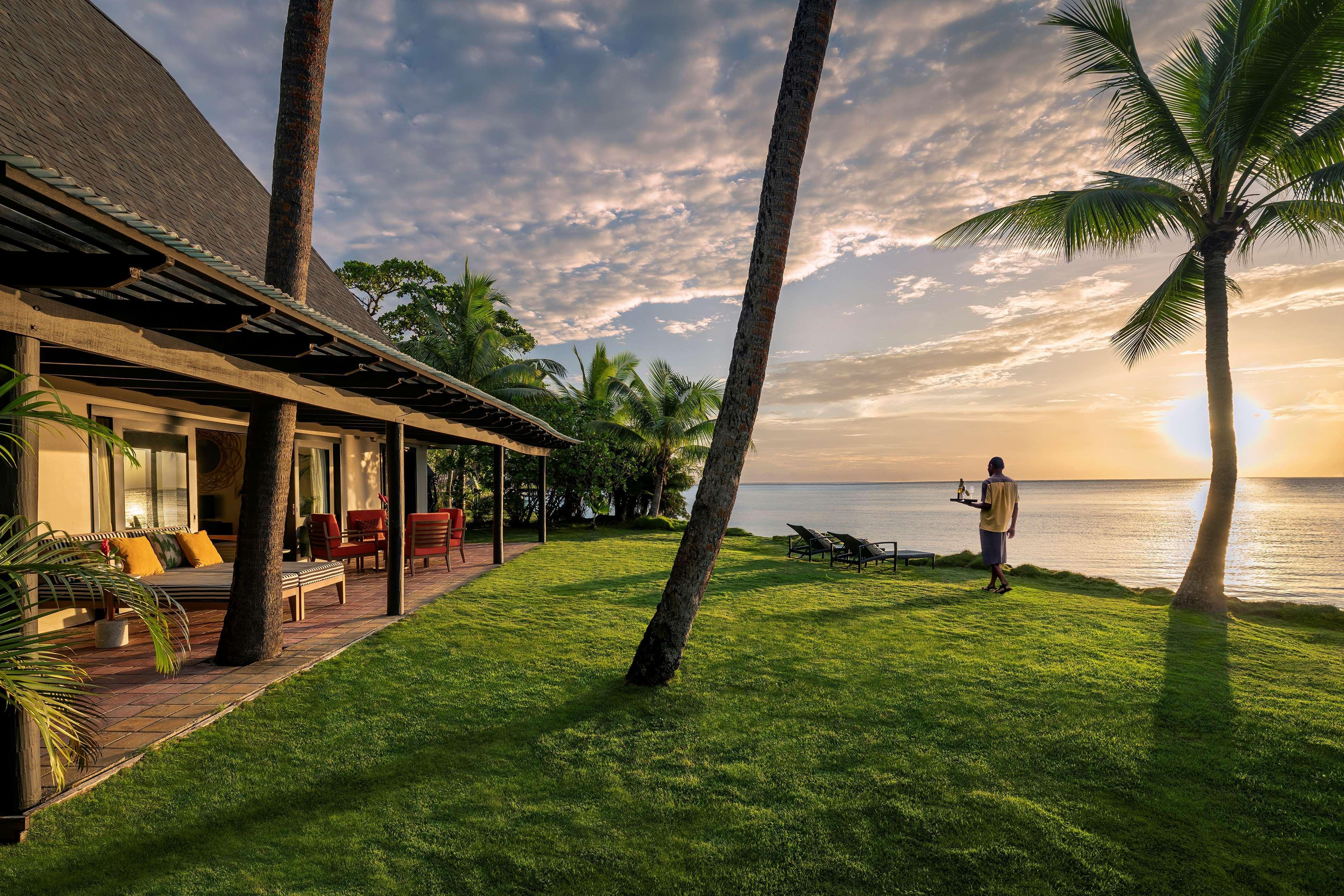 Shangri-La Yanuca Island, Fiji Voua Esterno foto Sunset at the Four Seasons Resort