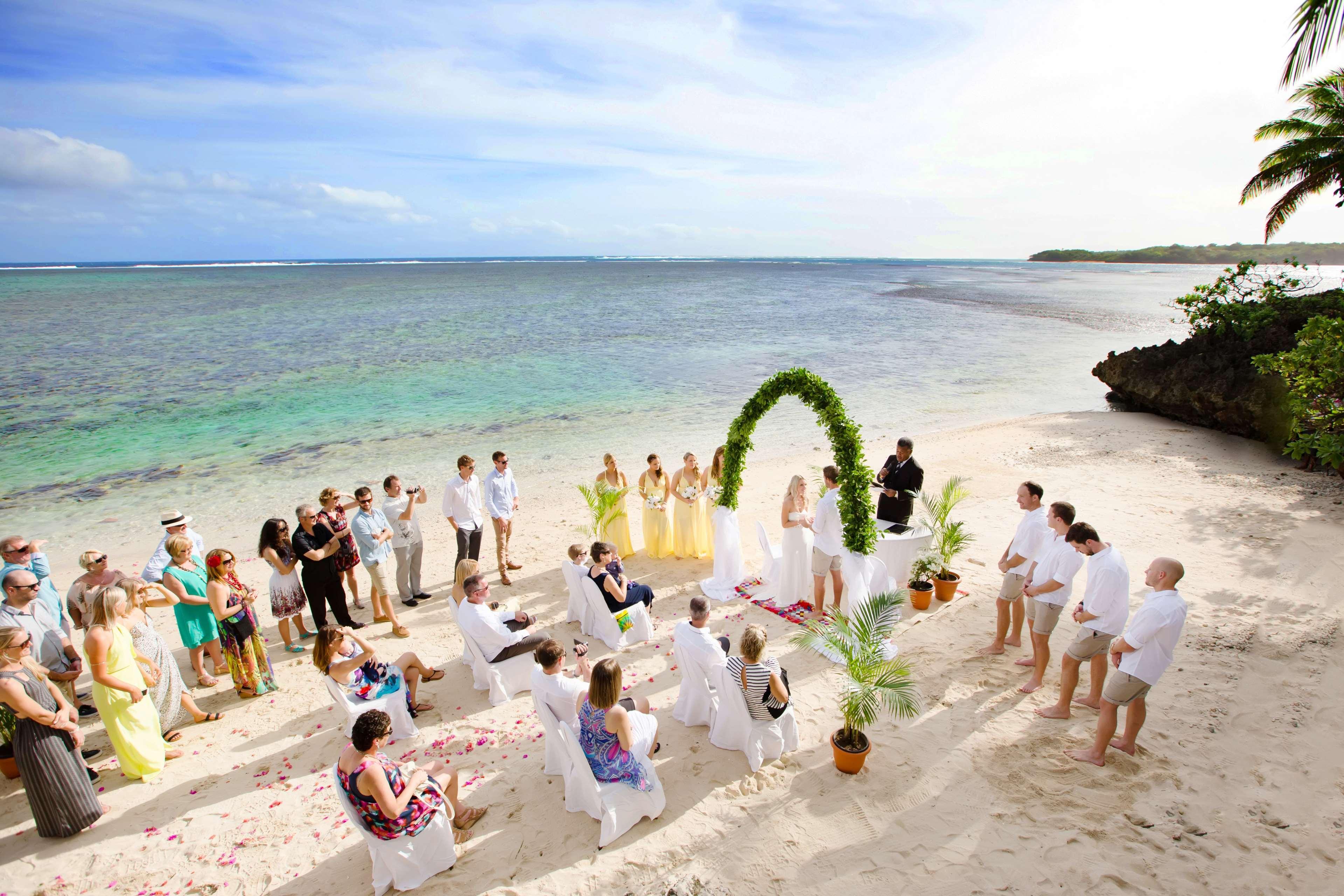 Shangri-La Yanuca Island, Fiji Voua Esterno foto A beach wedding in Fiji